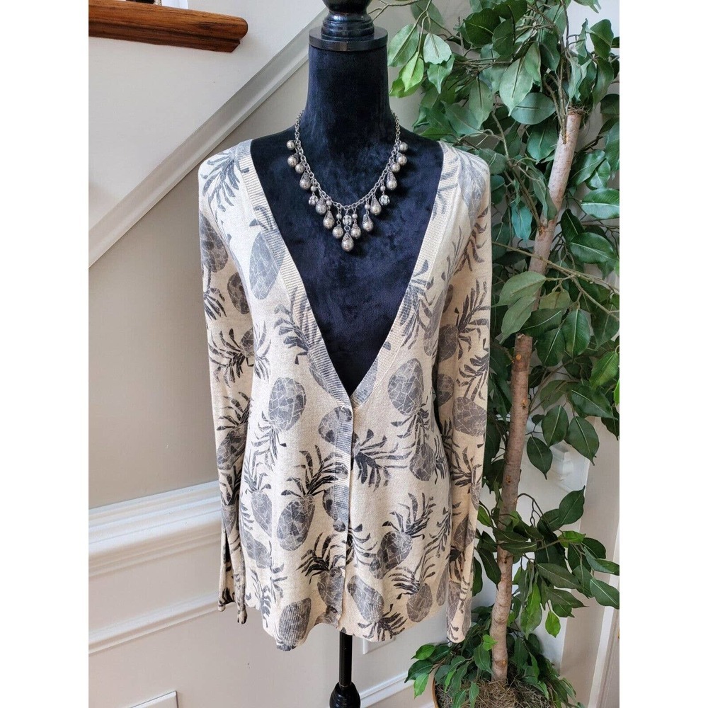 Mossimo Women's‎ Cotton V-Neck Long Sleeve Pullover Cardigan Sweater Size 2XL